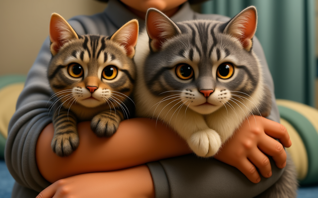 Cartoon Style Cats